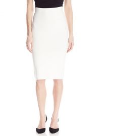 BCBGMAXAZRIA Leger Mid-Length Knit Pencil Skirt at Amazon